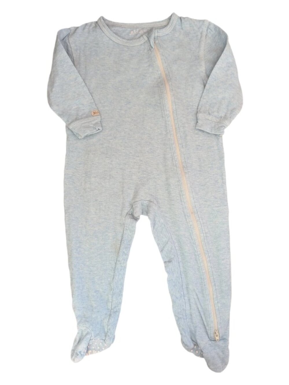 Juddlies Blue Footie Cotton Baby Boys Sleeper 18-24m
